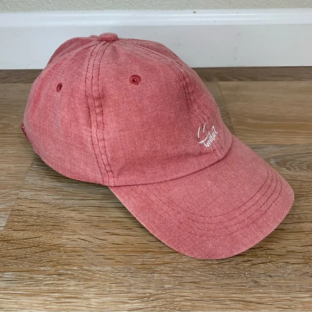 Smile Women’s Red Adjustable Strapback Hat